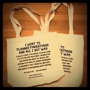 2 for $20 - Canvas Tote Bags (Stand w/ PP)